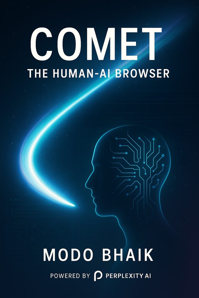 Book cover: Comet — The Human-AI Browser