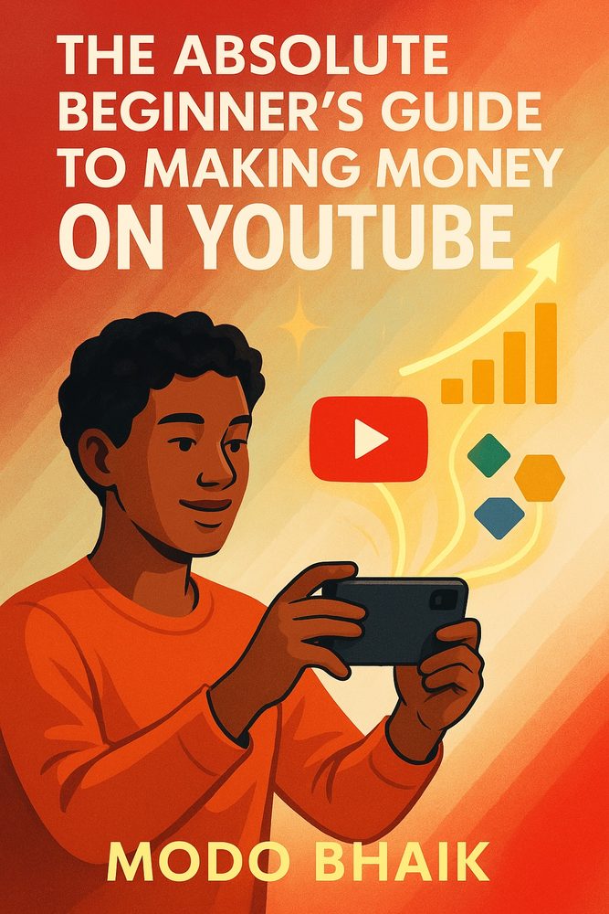 Book cover: The Absolute Beginner's Guide to Making Money on YouTube