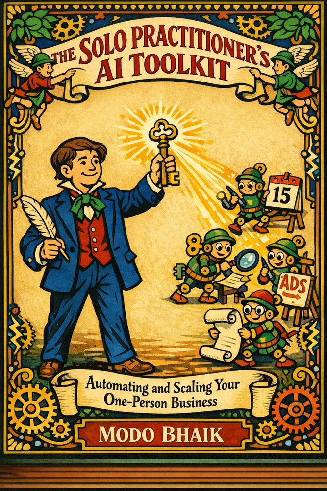 Book cover: The Solo Practitioner's AI Toolkit