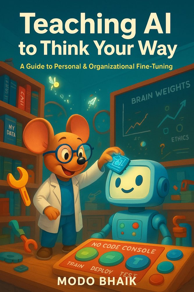 Book cover: Teaching AI to Think Your Way